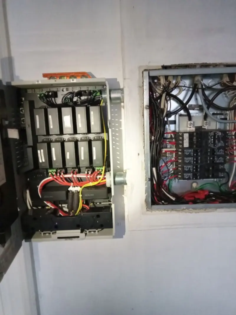 Electrical panel upgrade completed for Indoor Lighting Installation in Dedham